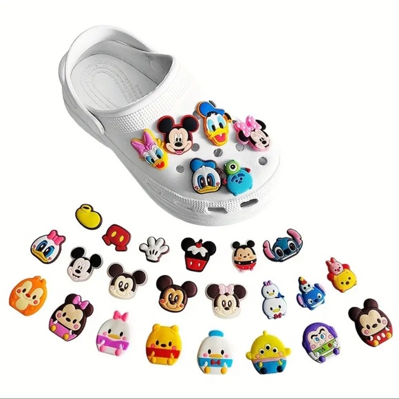 Shoe Charms, 28 pcs, Crocs, Disney, NEW, Unisex - Picture 1 of 9